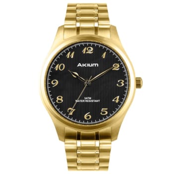 Relógio Akium Masculino Aço Dourado - TMG6986N1B