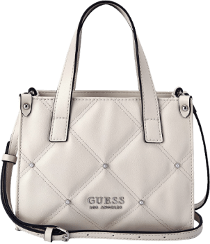 Mini Bolsa Holden Guess Feminino Off White