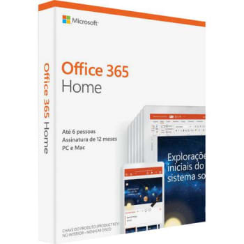 Microsoft Office 365 Home - 2019: 6 Licenças 'PC, Mac, Android e IOS' + 1 TB de HD virtual para cada licença