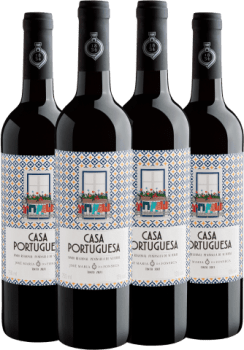 Kit 4 Casa Portuguesa Vinho Regional Península de Setúbal