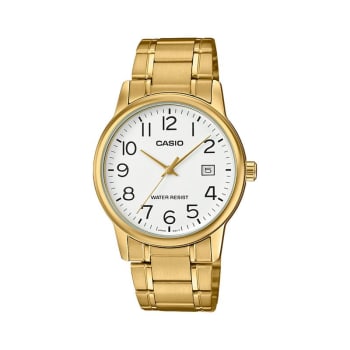 Relógio de Pulso Casio Collection Masculino Dourado Analógico MTP-V002G-7B2UDF 