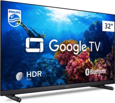 Smart TV Philips 32" HD 32PHG6918/78, Google TV, Comando de Voz, HDR, 3 HDMI, Wifi 5G, Bluetooth