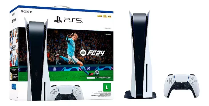 Playstation 5 825gb Disco + Bundle Ea Sports Fc 24 Midia Física