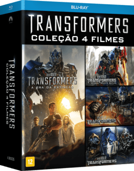 Blu-Ray Transformers - Coleção 4 Filmes - 4 Discos
