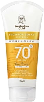 Protetor Solar Corporal Australian Gold Gel Creme Fps70 200g