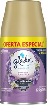 Glade Aromatizador de Ambiente Automático, Glade Refil, Odorizador de Ambiente, Lavanda e Baunilha, 269ml