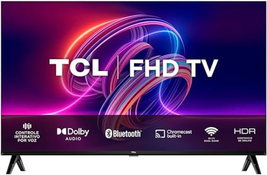 TCL LED SMART TV 32” S5400AF FHD ANDROID TV, PRETO