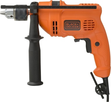 BLACK+DECKER Furadeira de Impacto Velocidade Variável e Reversível de 1/2 Pol. (13mm) 560W 2.800 RPM com Maleta 127V TM555K