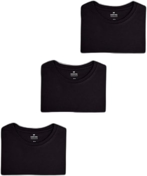 Kit Com 3 Camisetas Masculinas Básicas - Tam G