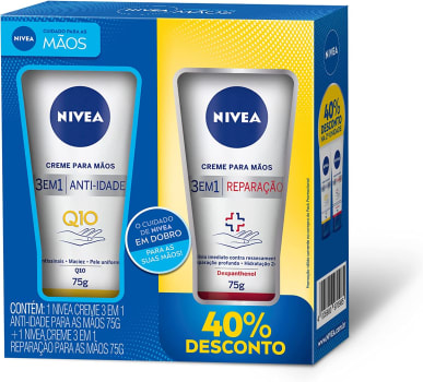 Kit Nivea Cuidado em Dobro para Mãos - 2 Unidades