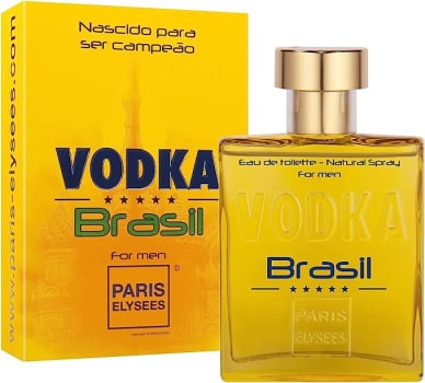 Perfume Importado Paris Elysees Eau De Toilette Masculino Vodka Brasil Amarelo 100ml