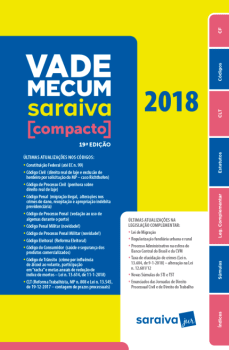 Vade Mecum Saraiva Compacto - Brochura - 19ª Ed. 2018 