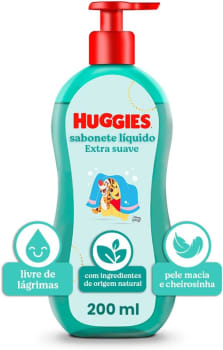 Huggies Extra Suave - Sabonete Líquido, 200ml