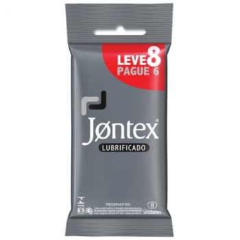 Preservativo Jontex Lubrificado Leve 8 Pague 6