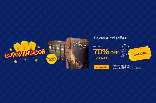 Cupom EUAMOLER20 de 20% de Desconto na Saraiva 