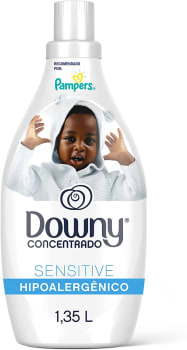 Amaciante Concentrado Downy Sensitive Hipoalergênico para Roupa de Bebê 1,35L