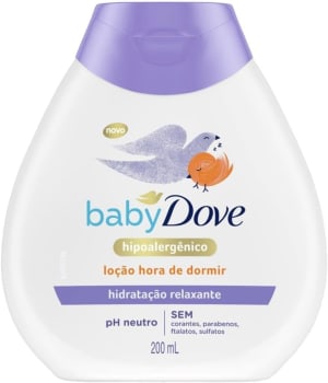 2 Undiades — Loção Corporal Hidratação Relaxante Dove Baby Hora de Dormir Frasco - 200ml