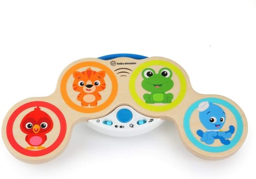 Magic Touch Drums Wooden Musical Toy Baby Einstein Multicor