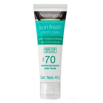 Protetor Solar Neutrogena Sun Fresh Derm Care Facial FPS70 - Protetor Solar Facial - Magazine 