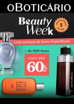  Beauty Week 2023 com até 60% OFF - Perfumes Masculino e Feminino  