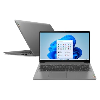 Notebook Lenovo IdeaPad 3i i7-1165G7 8GB 256GB SSD Placa de Vídeo Intel Iris Xe Windows 11 15.6" - 82MD0008BR