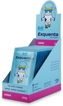 Muke - Pré-Treino Exquenta - 15 sachês com 20g cada - Amora