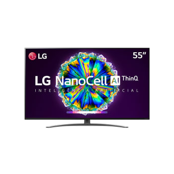 Smart TV NANOCELL 55" LG NANO86SNA UHD 4K IPS, Wi-Fi, Bluetooth, HDR, Thinq AI Google Assistente Alexa IOT