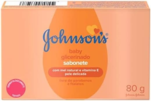 4 Unidades — Johnson's Baby Sabonete De Glicerina Em Barra 80g