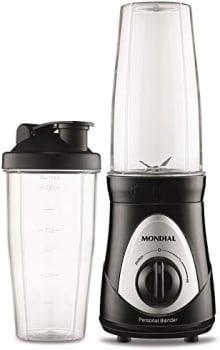 Personal Blender, Mondial, Preto/Prata, 300W, 110V - DG-01