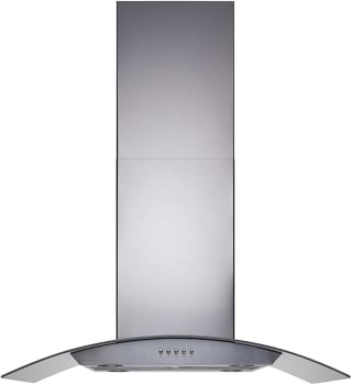 Coifa de Ilha Gourmet 180W, 90cm, Inox e vidro curvo, 220v, Cadence