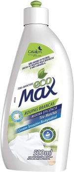 Tira Manchas Líquido Eco Max Roupas Brancas, Casa Km, 500ml