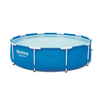 Piscina Estruturada Redonda Bestway Com Capacidade De 4.678 Litros - Azul