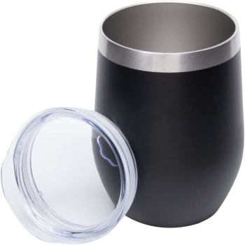 Mimo Style Copo Térmico De Aço Inoxidável Parede Dupla Preto 350ml