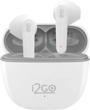 Fone de Ouvido Bluetooth Sem Fio TWS Air Sound Go 2.0 i2GO com Estojo De Carregamento - I2GEAR106