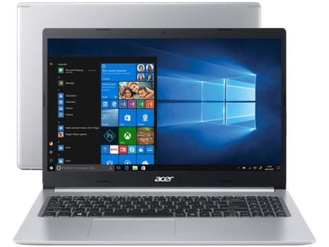 Notebook Acer Aspire 5 A515-54-587L Intel Core i5 - Quad-Core 8GB 256GB SSD 15,6” Windows 10 - Magazine Ofertaesperta