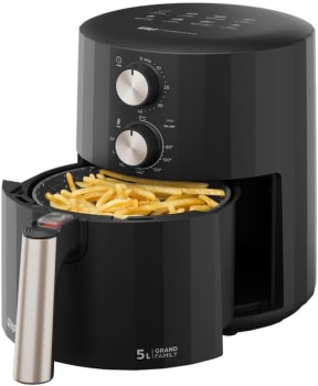 Fritadeira Elétrica Wap Air Fryer Grand Family 5L 1500W 110V ou 220V (Preto)