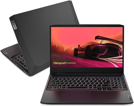 Notebook Lenovo Gaming 3 R7-5800H 8GB 512GB SSD GTX1650 15.6 W11