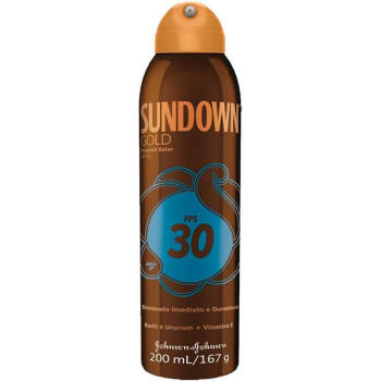Protetor Solar Sundown Gold FPS15 Spray 200ml