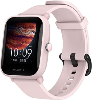 Amazfit Bip U Pro Smart Watch with Alexa Built-In for Men Women (Pink)