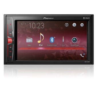 Central Multimídia Pioneer MVH-A218BT 2 DIN Tela Touch 6,2" USB Bluetooth e Controle Remoto