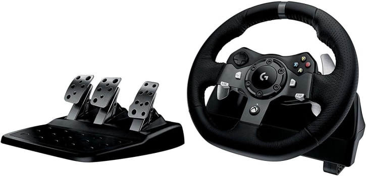 Volante Logitech G920 Driving Force para Xbox Series X|S, Xbox One e PC