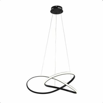 Luminária Pendente Metal com   Led Integrada Moderno Área Interna Bivolts - Lustres Online - Magazine Ofertaesperta