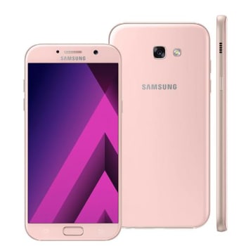 Smartphone Samsung Galaxy A7 2017 A720F/DS Rosa com 32GB, Dual Chip, Tela 5.7", 4G, NFC, Câmera 16MP, Android 6.0, Processador Octa-Core e 3GB RAM