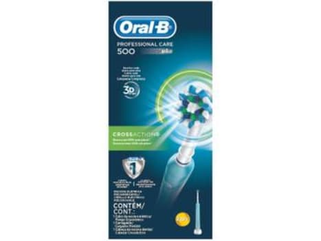 Escova de Dente Elétrica Oral-B - Professional Care 500 Cross Action - Magazine Ofertaesperta