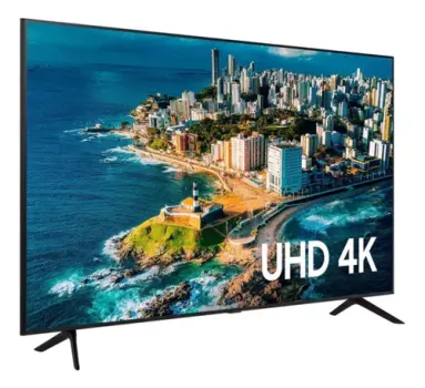 Smart TV Samsung 55" Processador Crystal 4K BE55C-H PurColor, WiFi 5, Bluetooth 5.2 e Tizen