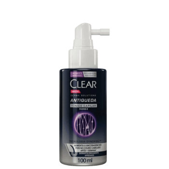 Tônico Capilar Antiqueda Clear Men Derma Solutions Spray 100ml