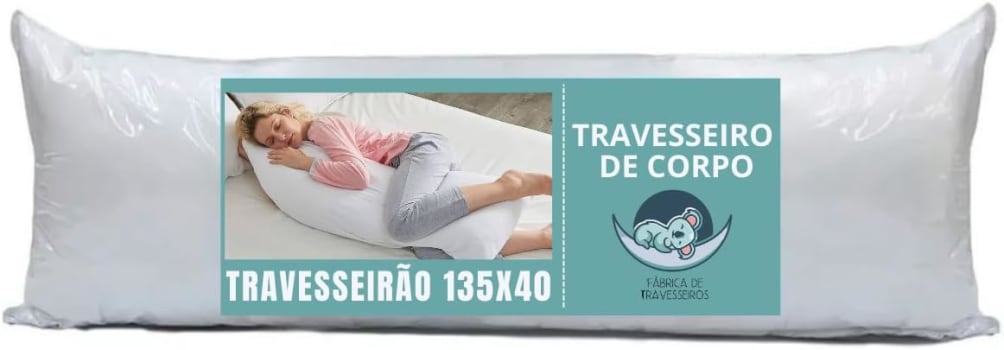 Travesseiro De Corpo Xuxão Gigante Impermeável Body Pillow 40cm X 1,30m