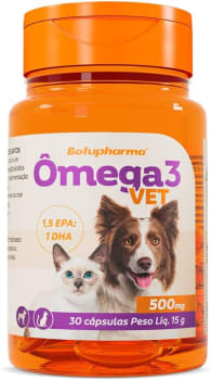 BOTUPHARMA Omega 3 Vet 500 Mg Botupharma - 30 Capsulas