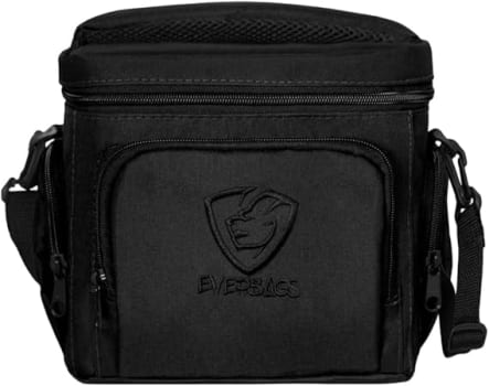 Bolsa Térmica Fitness Lancheira Marmita Frasqueira Academia Dieta Treino Esportivo Master Preto