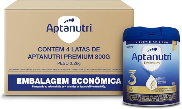 Aptanutri 3 Premium - Pack Com 4 unidades de 800g - 3,2kg